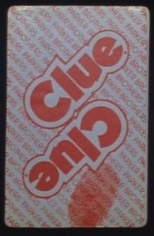 Clue card back