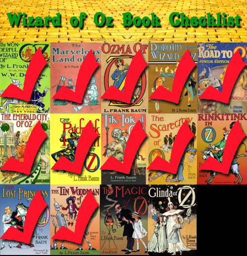 Oz books checklist