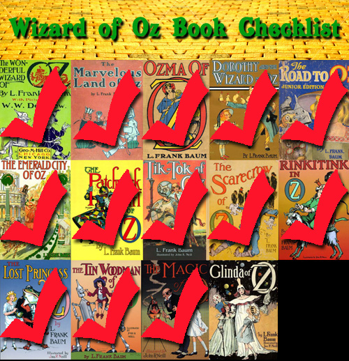 Oz books checklist